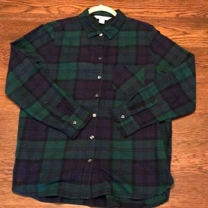 Old Navy Plaid Flannel Shirt